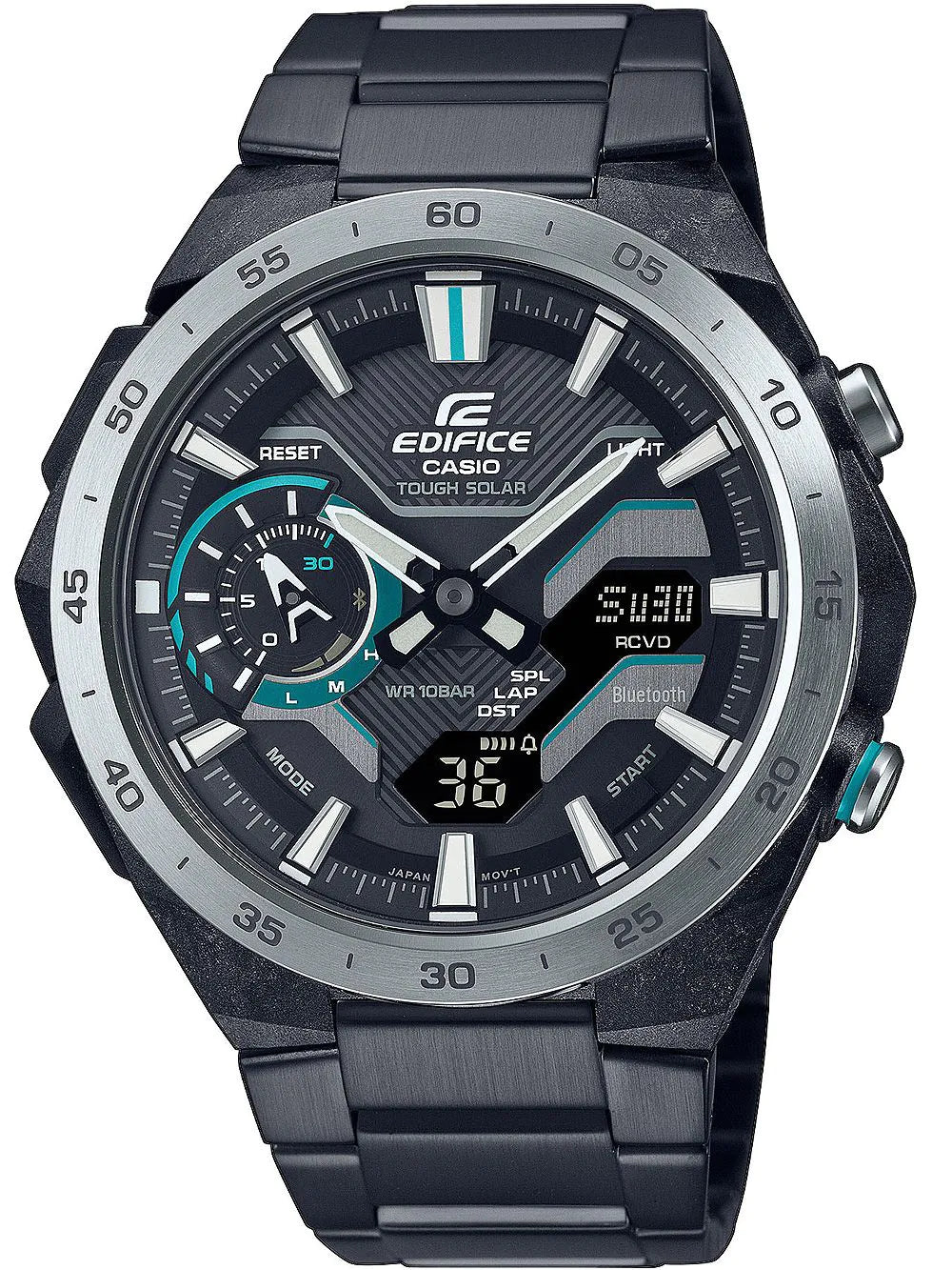 Casio ECB-2200DD-1AEF Edifice Solar men's watch 48mm 10ATM