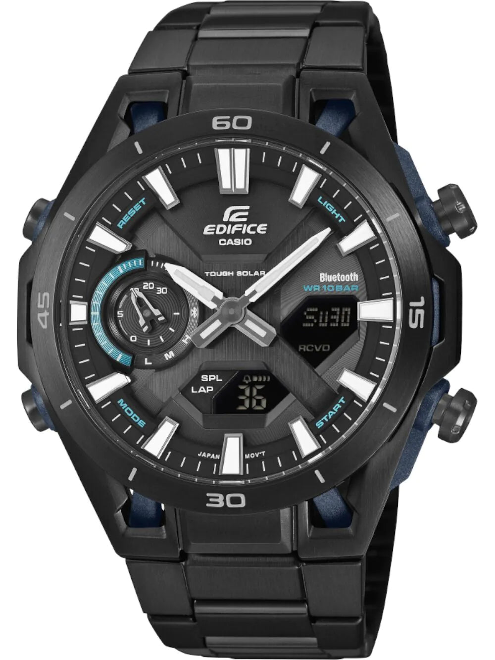 Casio ECB-2300DC-1AEF Mens Watch Edifice Solar 46mm 10ATM