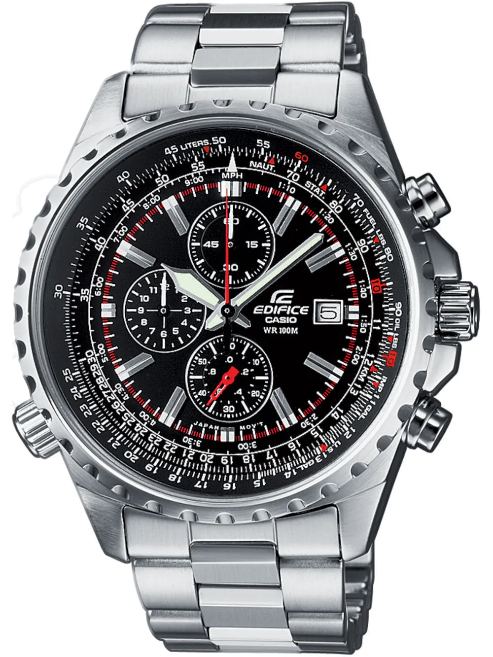 CASIO EF-527D-1AVEF EDIFICE Chronograph Mens Watch 45mm 10 ATM