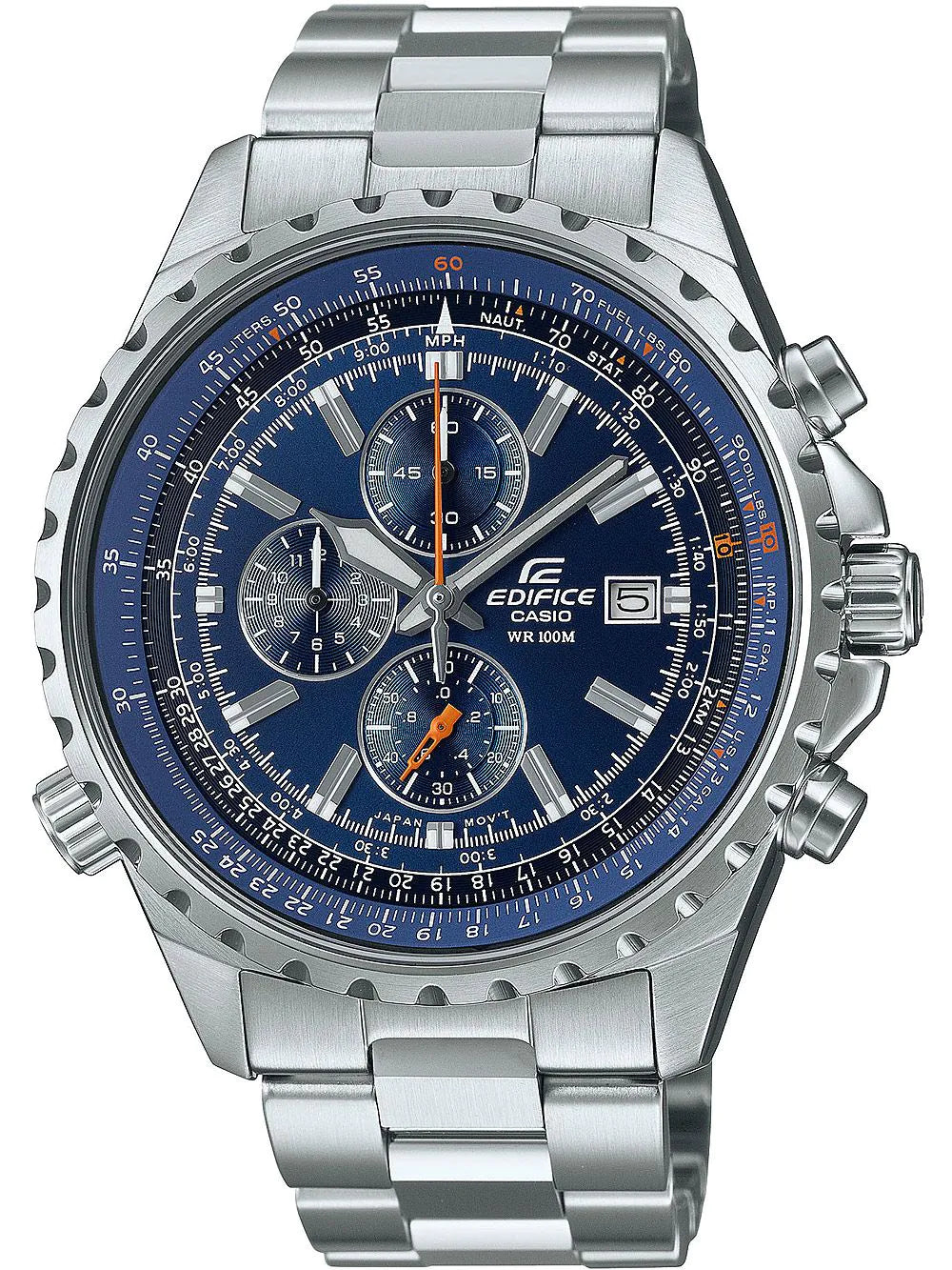 Casio EF-527D-2AVUEF Edifice Mens Watch 44mm 10ATM
