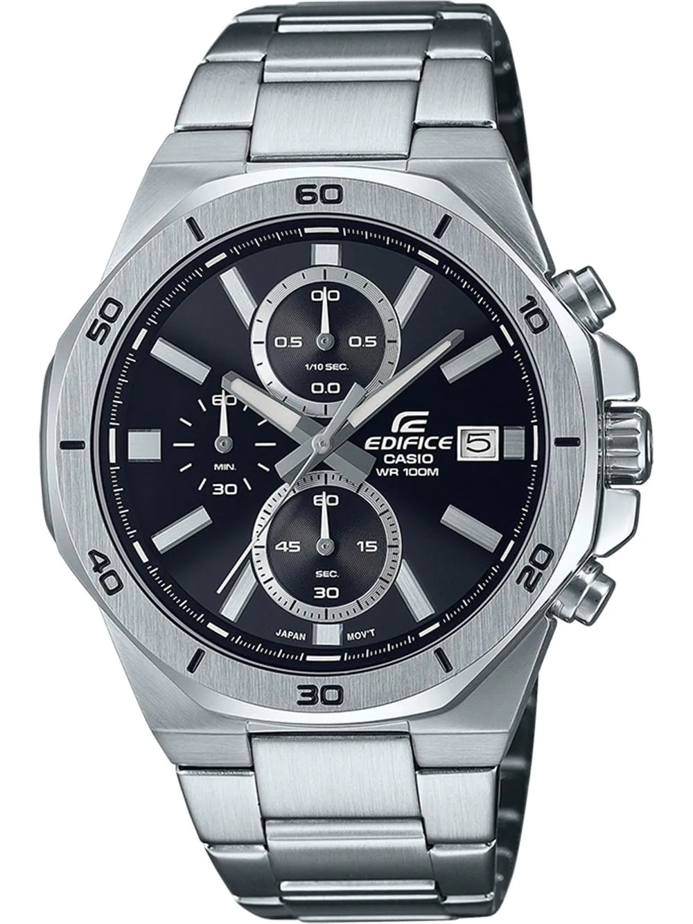 Casio EFV-640D-1AVUEF Mens Watch Edifice Chronograph 44mm 10ATM