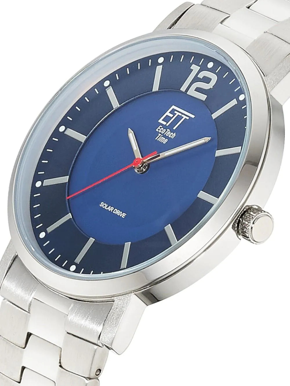 ETT Eco Tech Time EGS-12160-31M Mens Watch Motion Drive Solar 40mm 5ATM