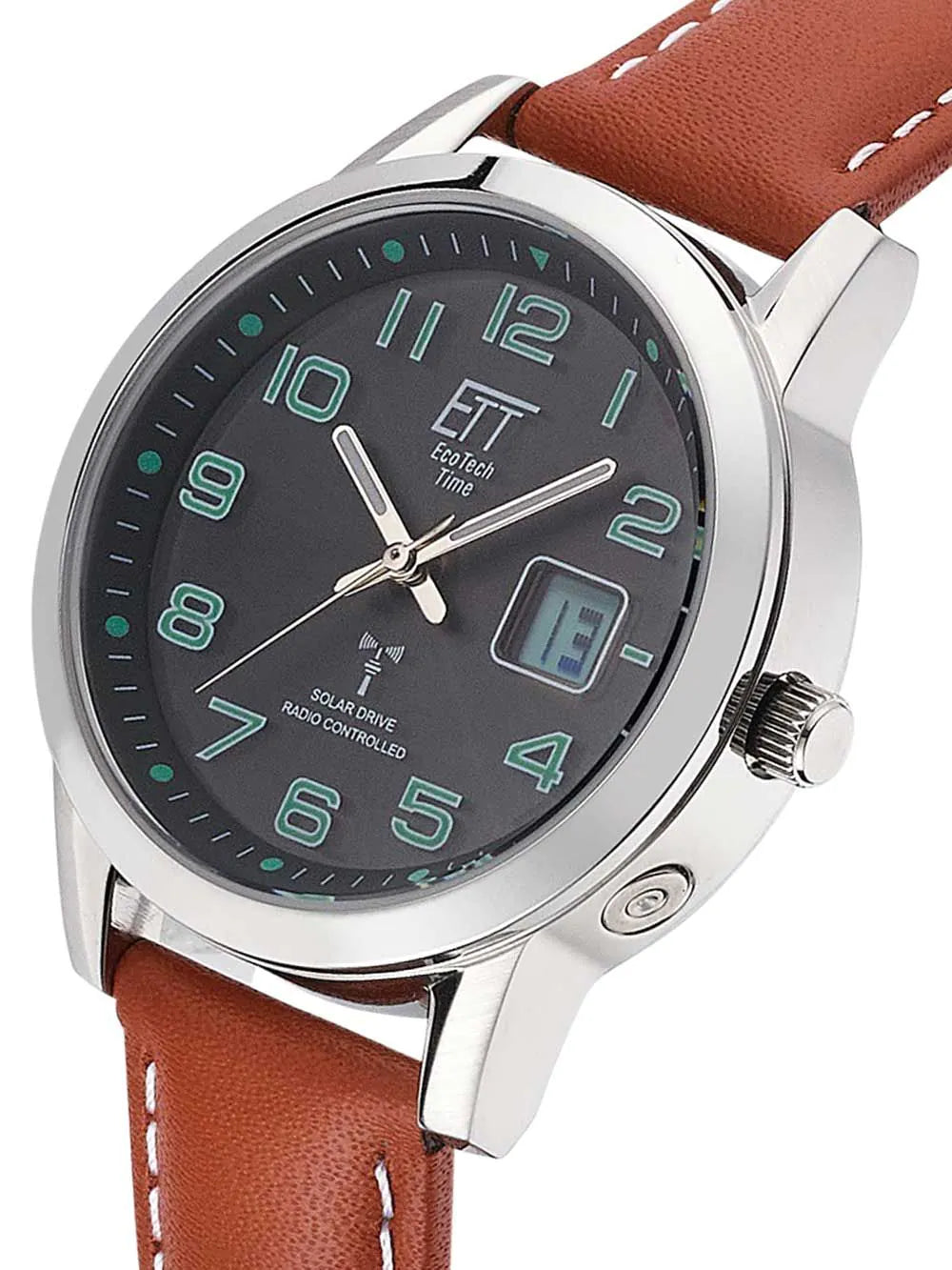 ETT ELS-11588-22L Solar Drive Radio Controlled Gobi Ladies Watch 34mm 5ATM