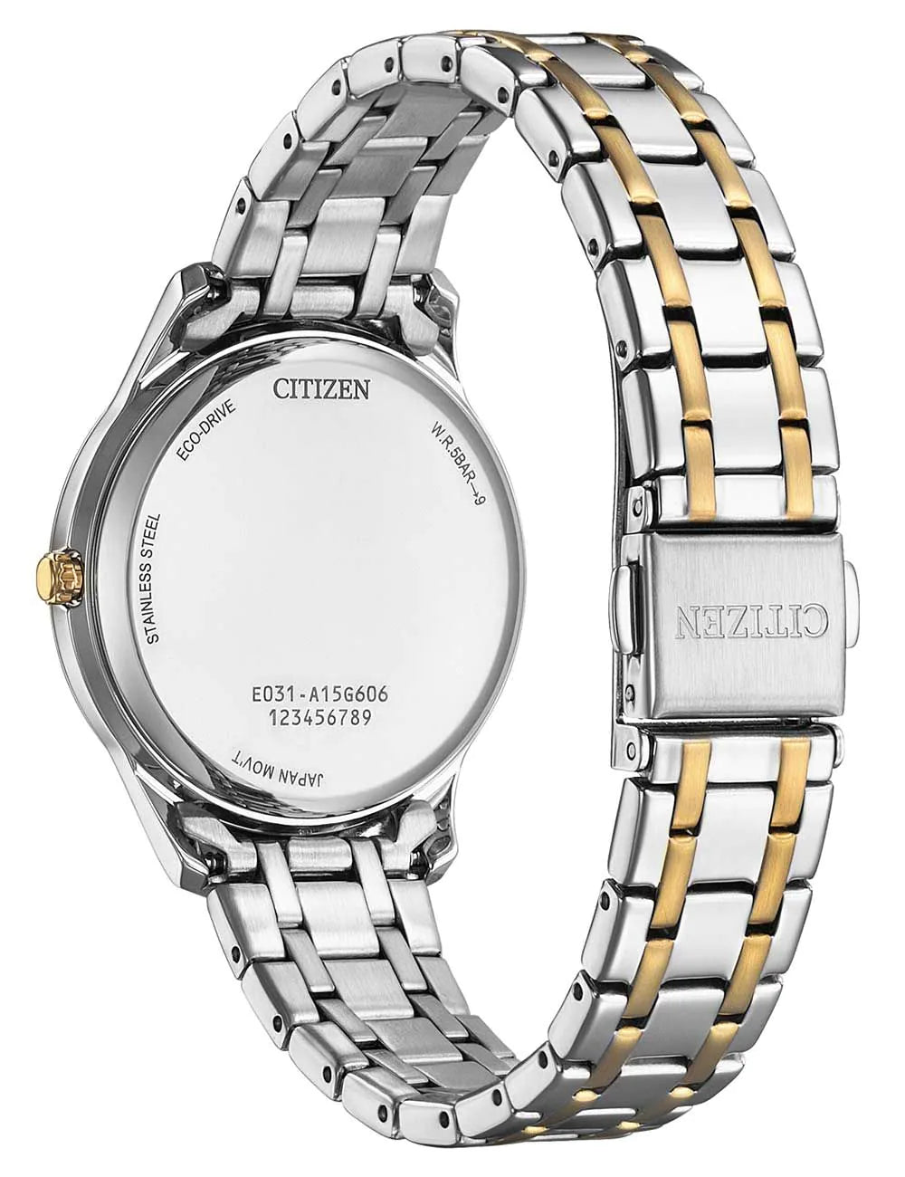 Citizen EM0416-78A Ladies Watch Eco-Drive Elegance 34mm 5ATM