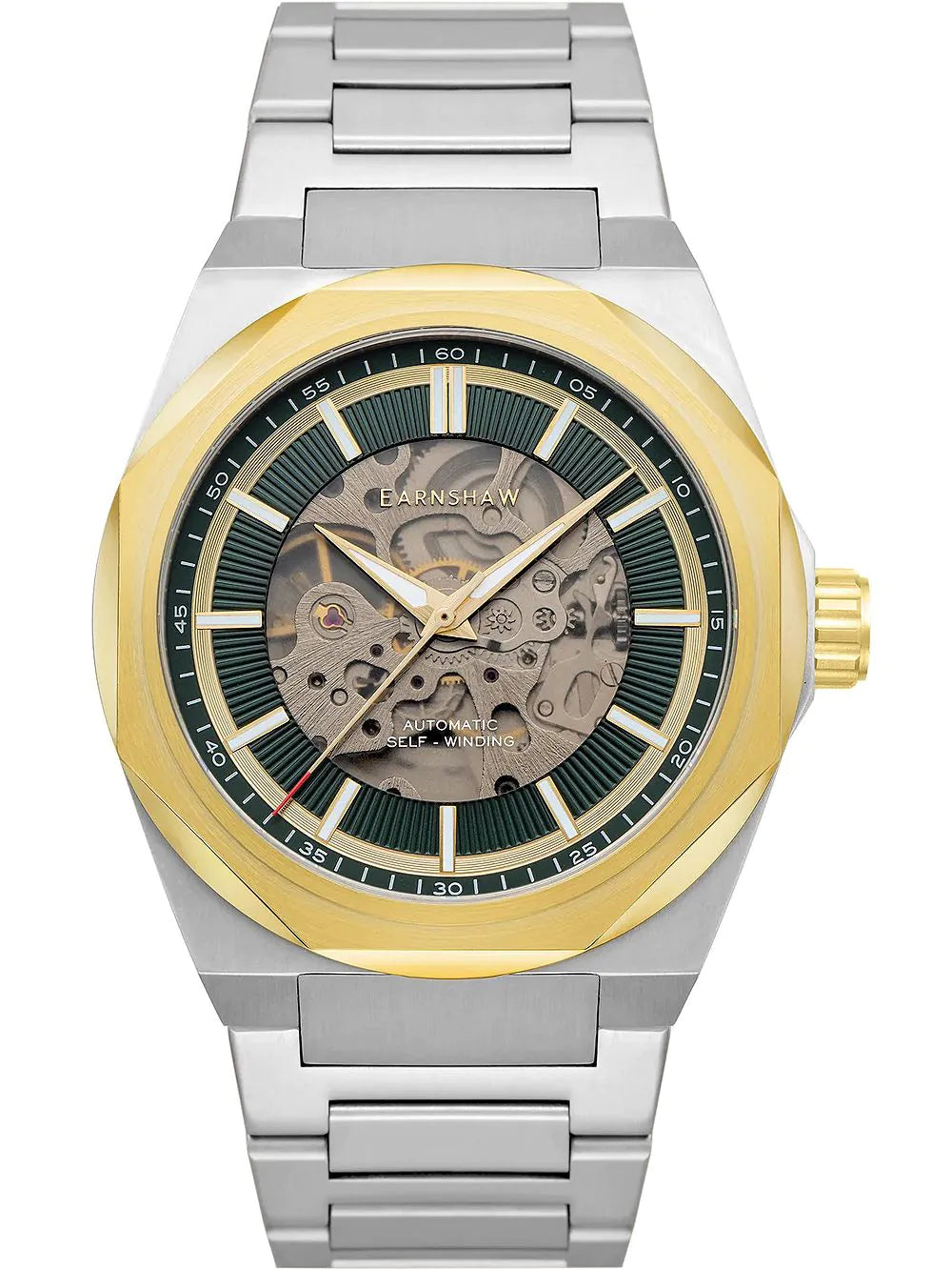 Thomas Earnshaw ES-8182-77 Clark Skeleton Automatic Mens Watch 44mm