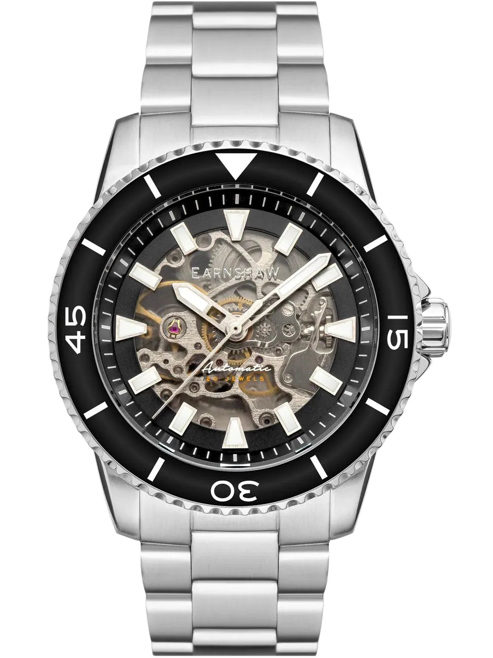 Thomas Earnshaw ES-8227-11 Wallis Skeleton Automatic Mens Watch 42mm