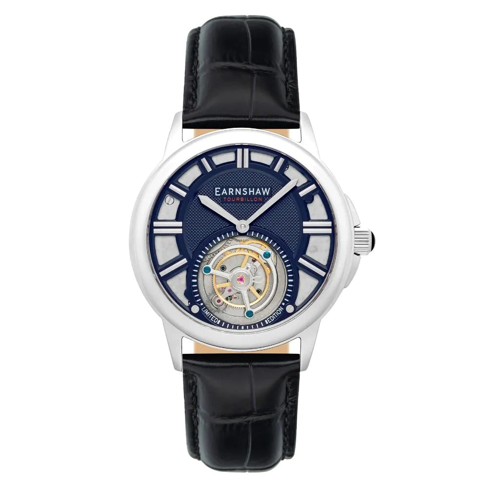 Thomas Earnshaw ES-8239-02 Disraeli Tourbillon Mens Watch 42mm 3ATM