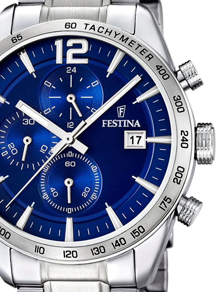 Festina F16759/3 Mens Watch Chronograph 5 ATM 44 mm