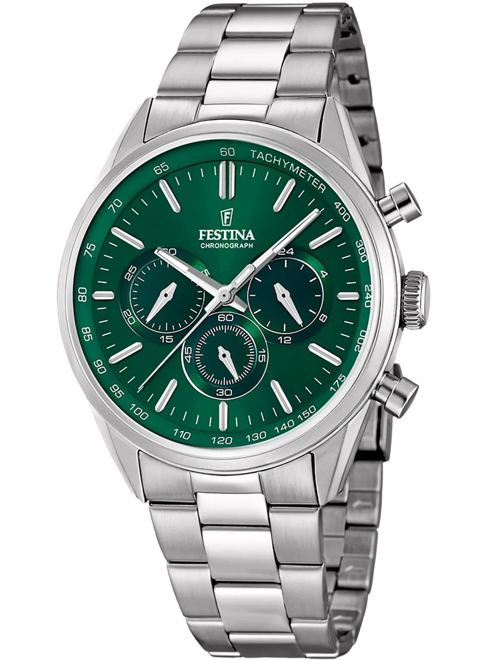 Festina F16820/R Timeless Chronograph Mens Watch 44mm 5ATM