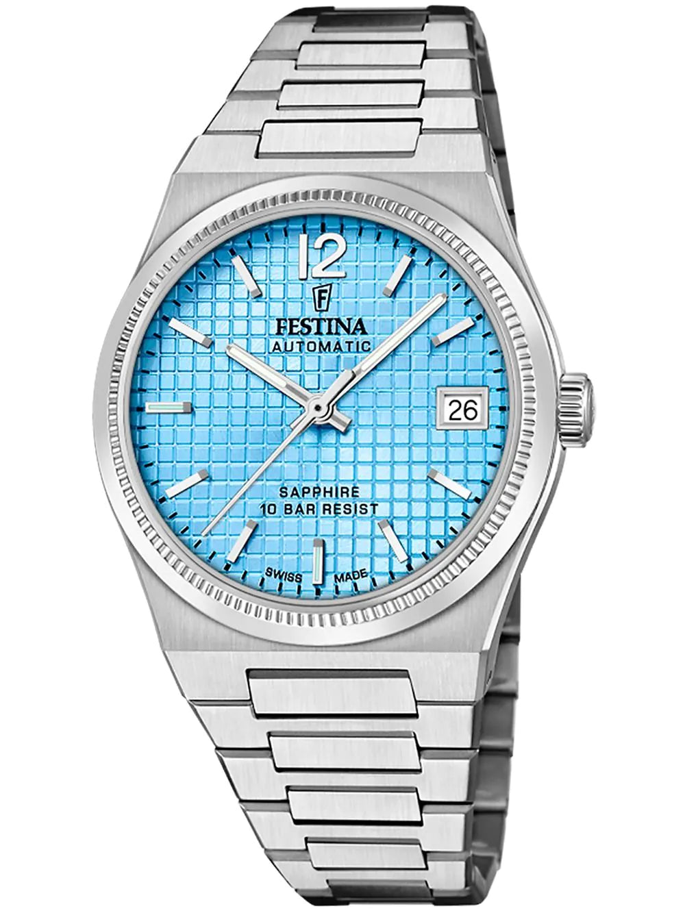 Festina F20029/2 Ladies Watch Swiss Made Rivé Automatic 35mm 10ATM