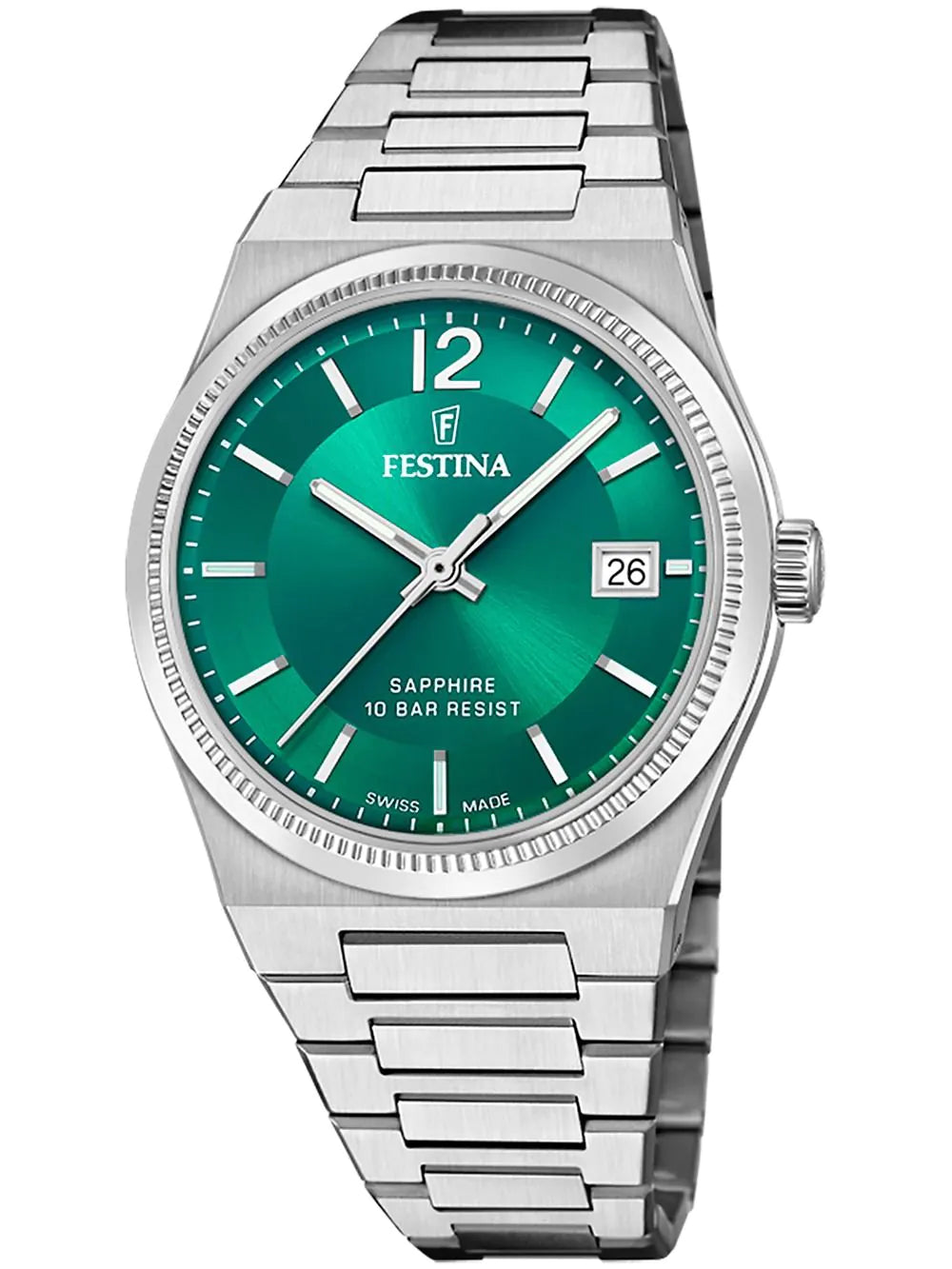 Festina F20035/5 Ladies Watch Swiss Made Rivé 35mm 10ATM