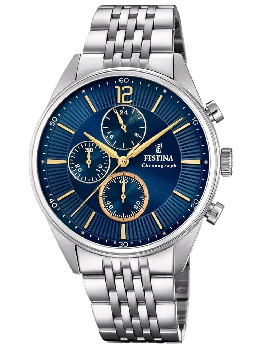 Festina F20285/3 Timeless Chronograph Mens Watch 41mm 5ATM