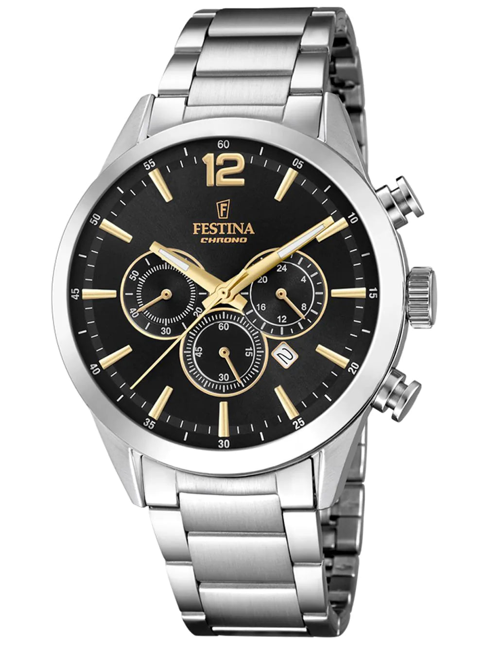 Festina F20343/4 Timeless Chronograph Mens Watch 43mm 10ATM