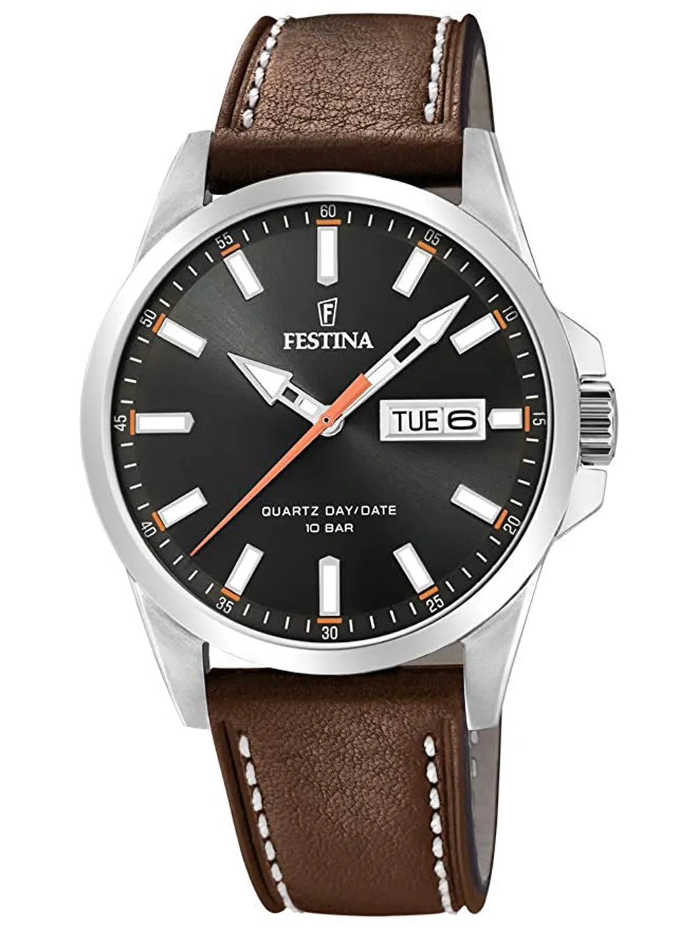 Festina F20358/2 Classic Day-Date Mens Watch 41mm 10ATM