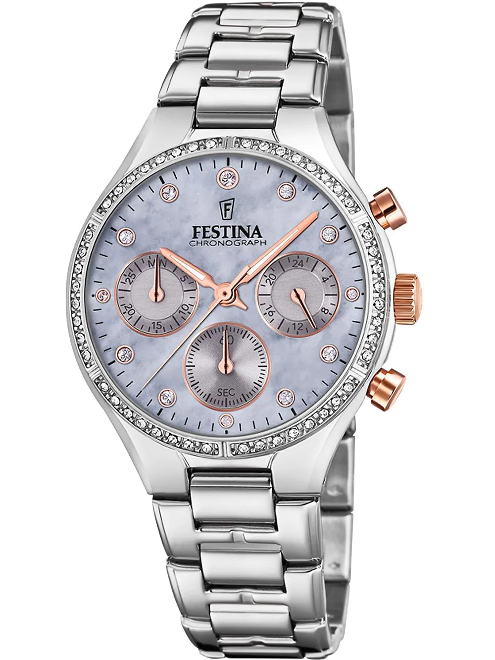 Festina F20401/3 Boyfriend Chronograph Ladies Watch 36mm 5ATM