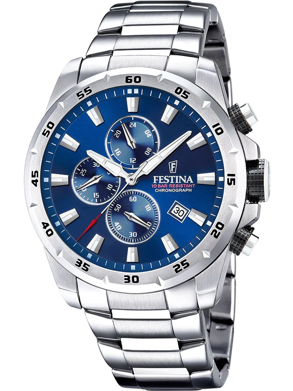 Festina F20463/2 Sport Chronograph Mens Watch 45mm 10ATM