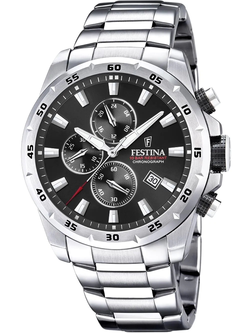 Festina F20463/4 Sport Chronograph Mens Watch 45mm 10ATM