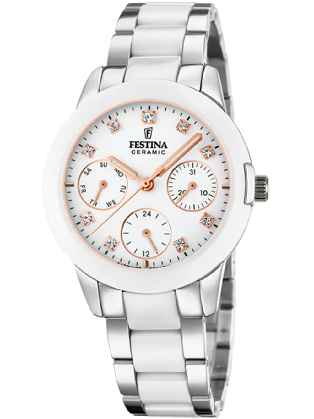 Festina F20497/1 Ceramic Ladies Watch 35mm 5ATM