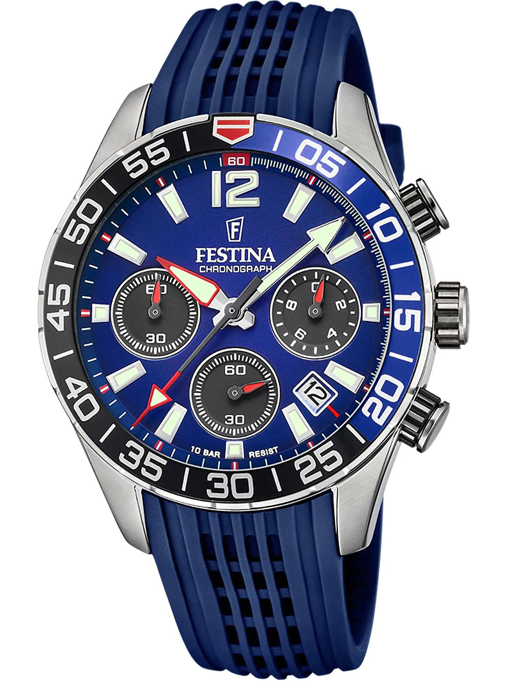 Festina F20517/1 Sport Chronograph Mens Watch 44mm 10ATM