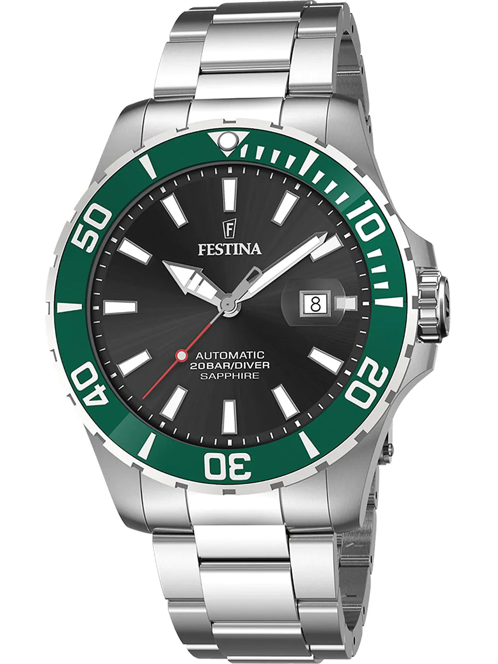 Festina F20531/2 Diver Automatic Mens Watch 44mm 20ATM