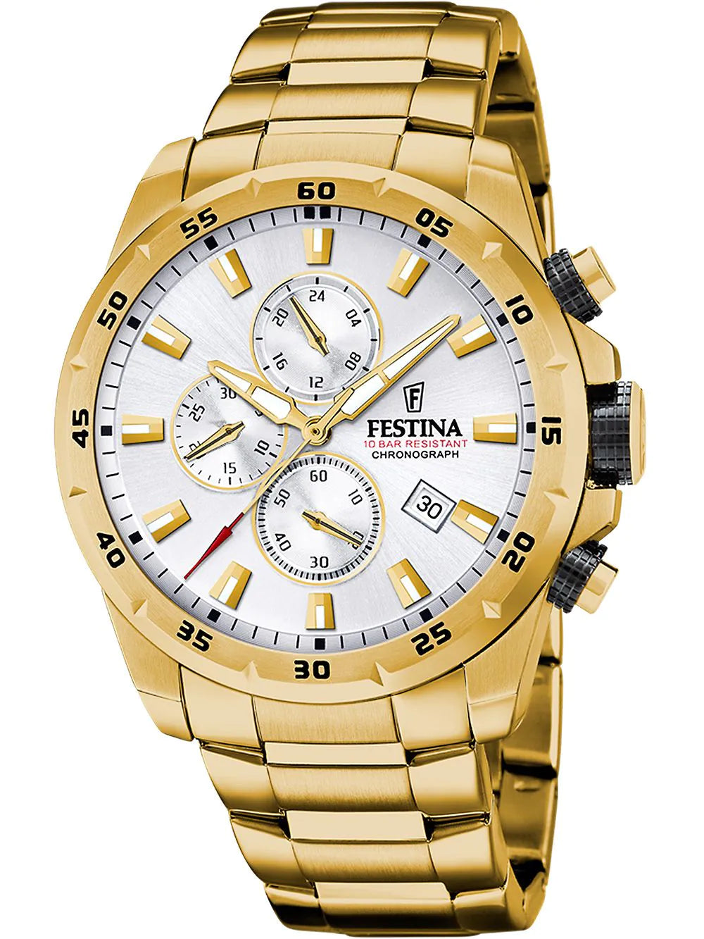 Festina F20541/1 Sport Chronograph Mens Watch 45mm 10ATM