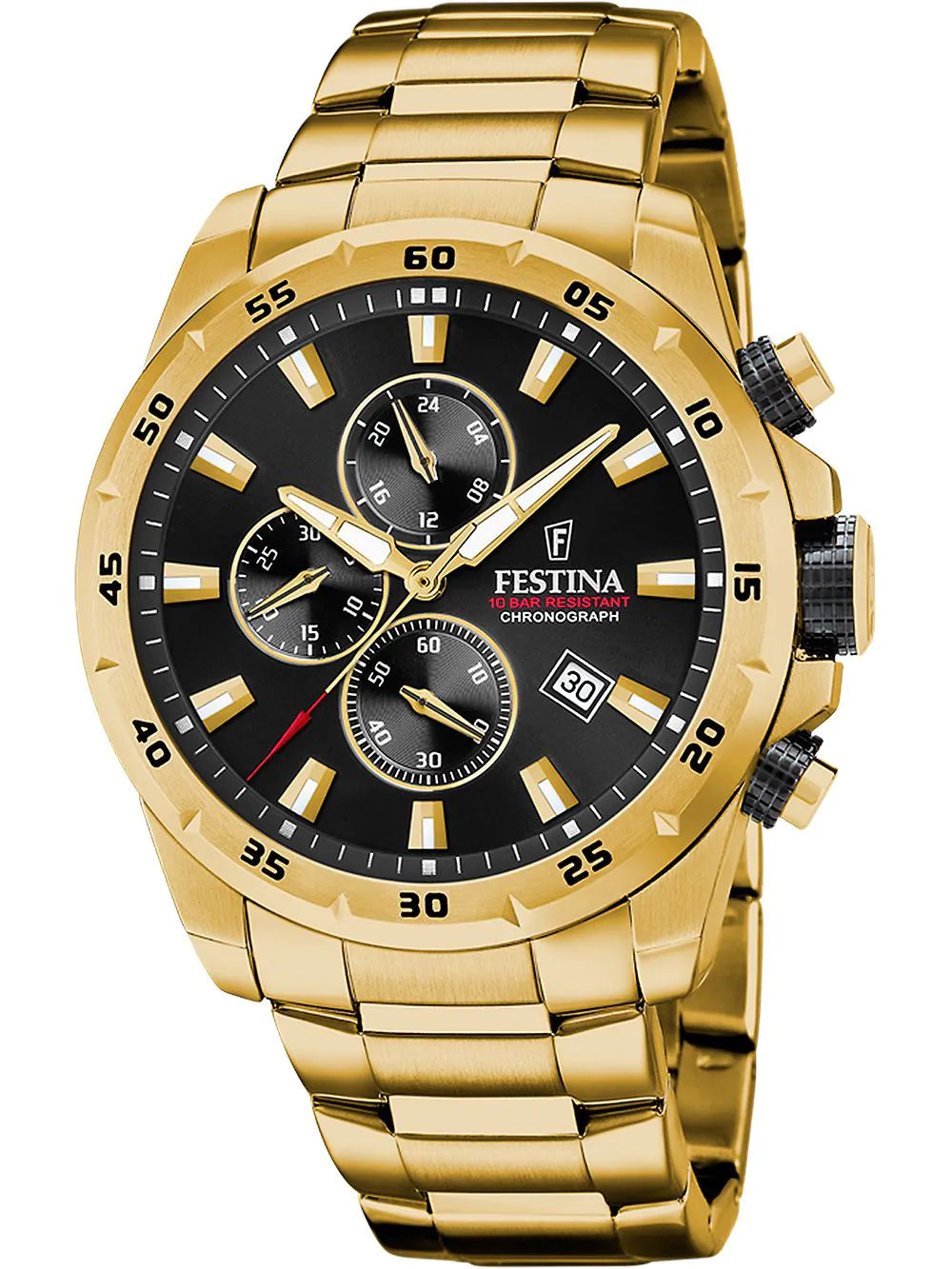 Festina F20541/4 Sport Chronograph Mens Watch 45mm 10ATM