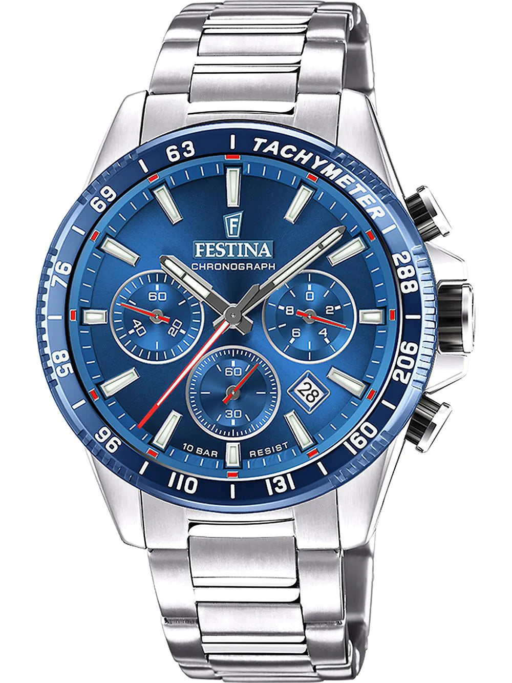 Festina F20560/3 Timeless Chronograph Mens Watch 45mm 10ATM