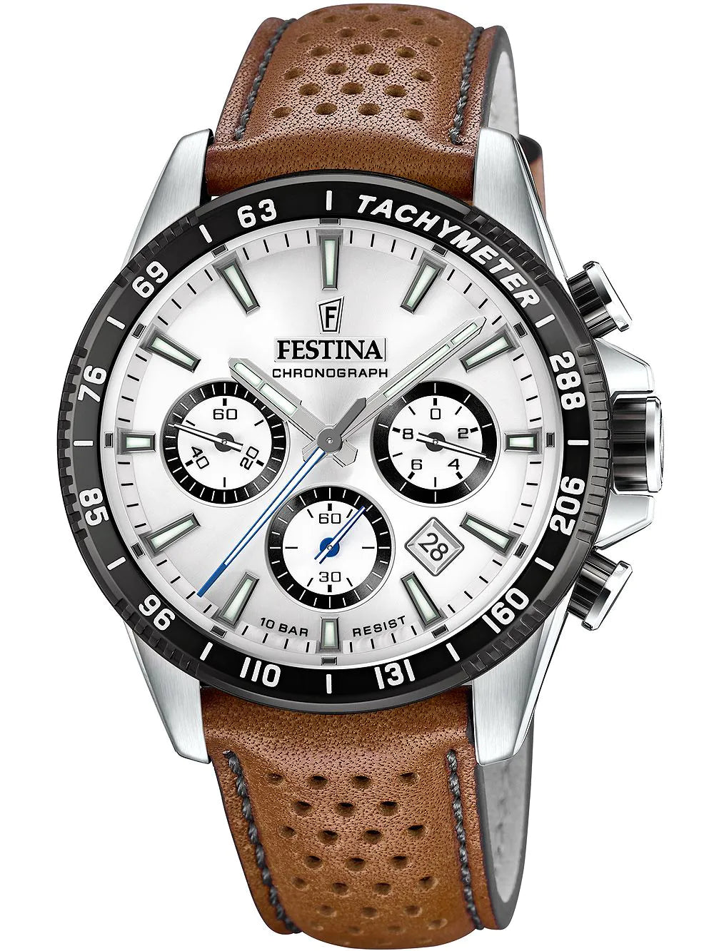 Festina F20561/1 Timeless Chronograph Mens Watch 45mm 10ATM