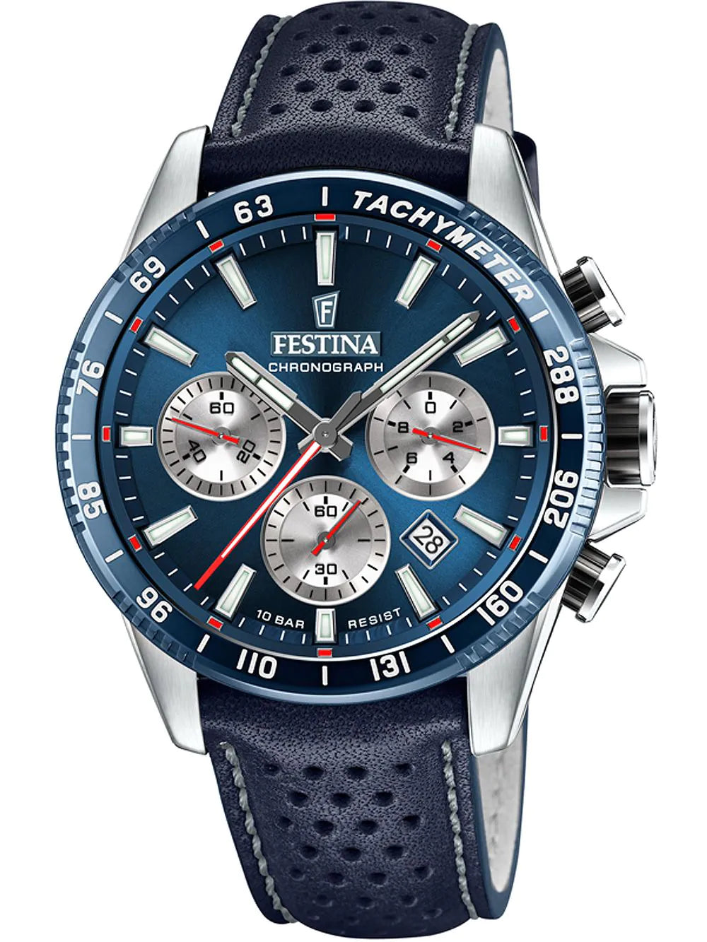 Festina F20561/2 Timeless Chronograph Mens Watch 45mm 10ATM