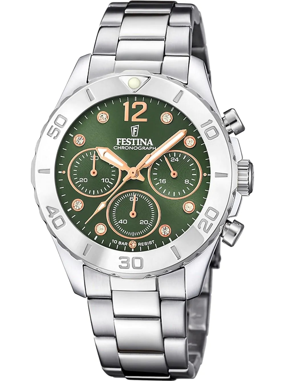 Festina F20603/5 Ladies watch Boyfriend Chronograph 39mm 10ATM