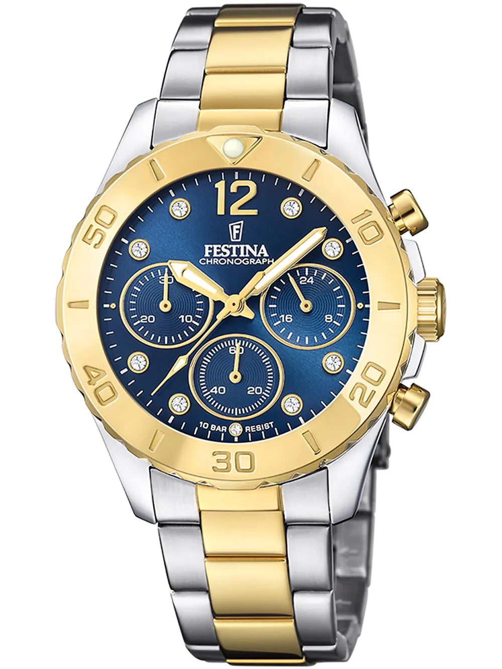 Festina F20604/3 Boyfriend Chronograph Ladies Watch 39mm 10ATM