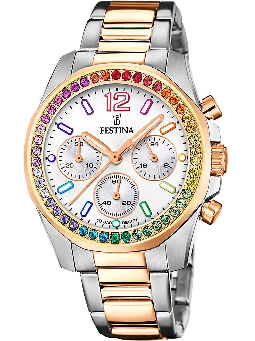 Festina F20608/2 Ladies Watch Chronograph 38 mm