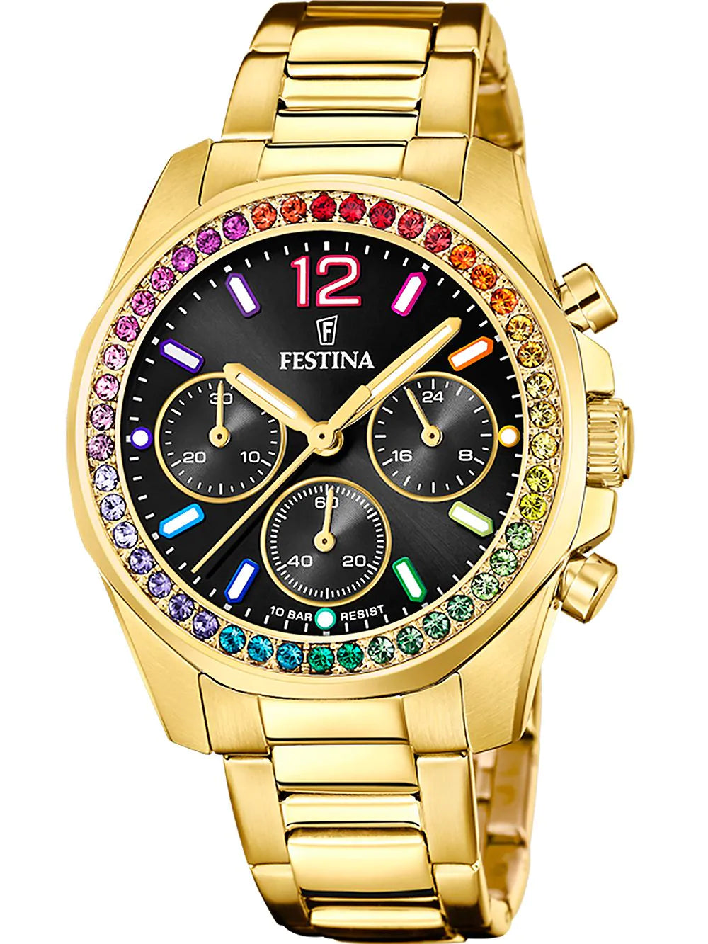 Festina F20609/3 Ladies Watch Chronograph 38 mm