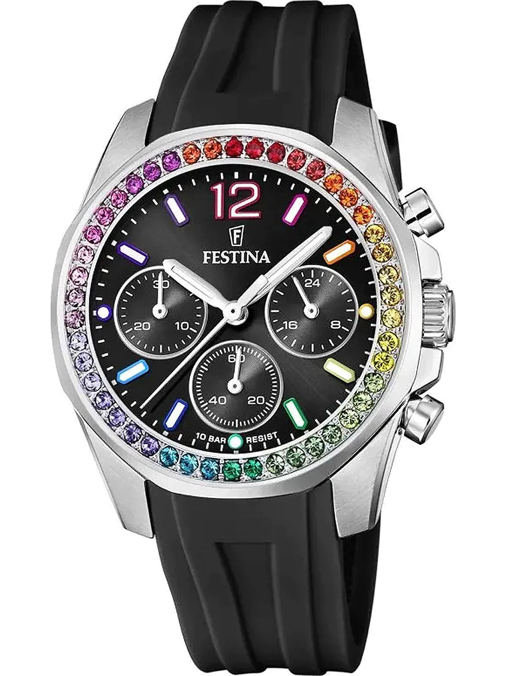 Festina F20610/3 Ladies Watch Chronograph 38 mm