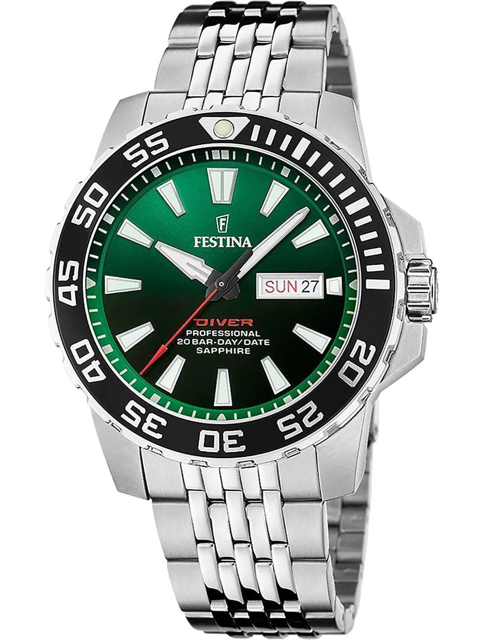 Festina F20661/2 Mens Watch Professional Diver 45mm 20ATM