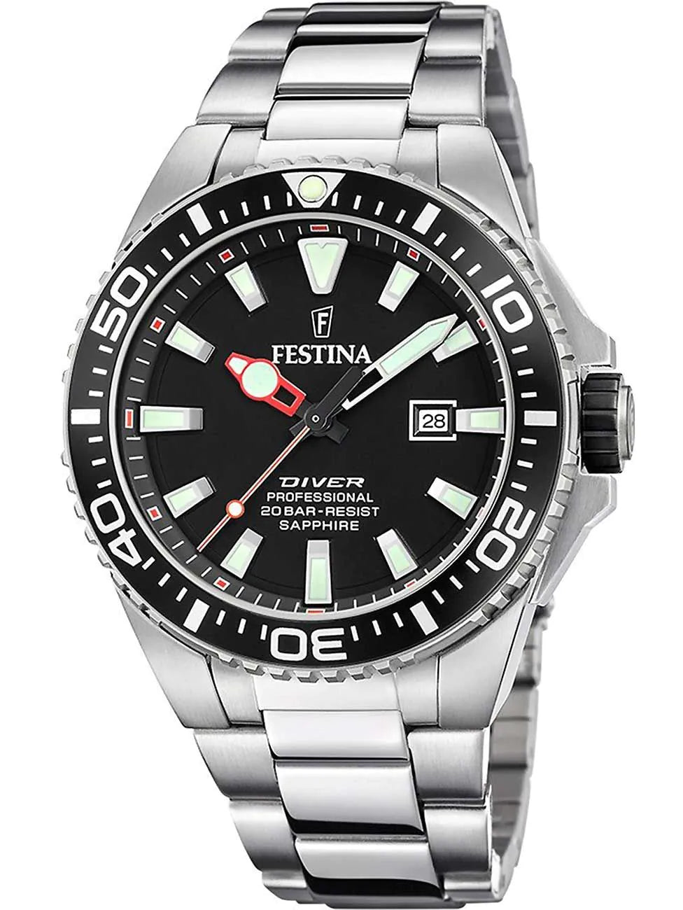 Festina F20663/3 Mens Watch Professional Diver 45mm 20ATM