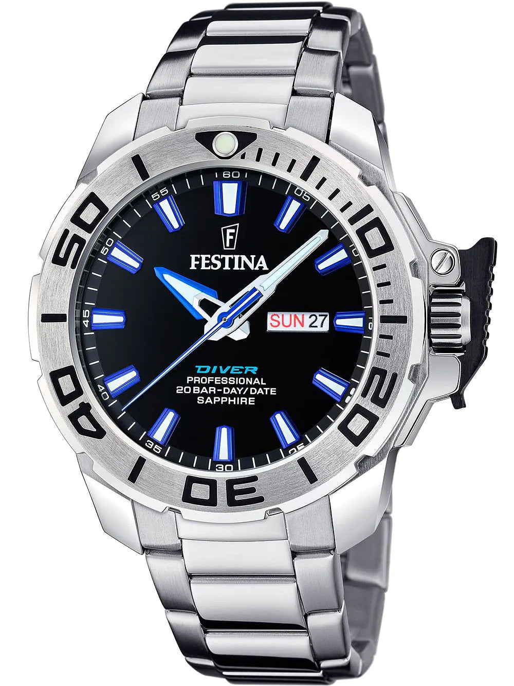 Festina F20665/3 Diver Mens Diving Watch 46mm 20ATM