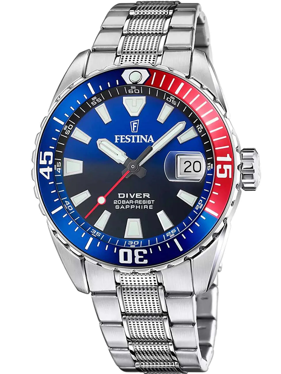 Festina F20669/4 Mens Watch Divers Watch 42mm 20ATM