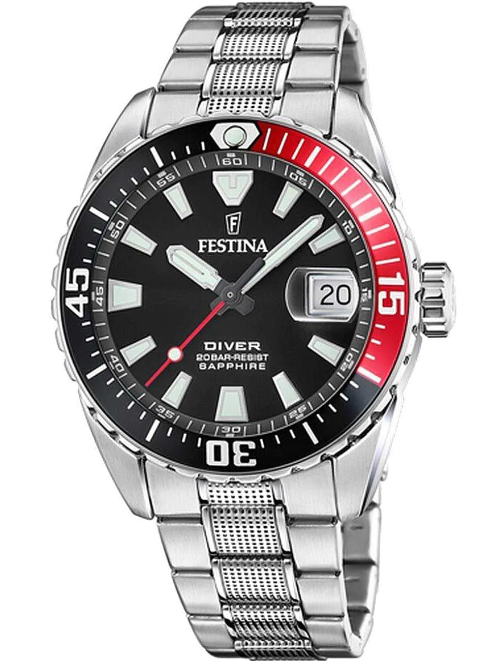 Festina F20669/6 Mens Watch Divers Watch 42mm 20ATM