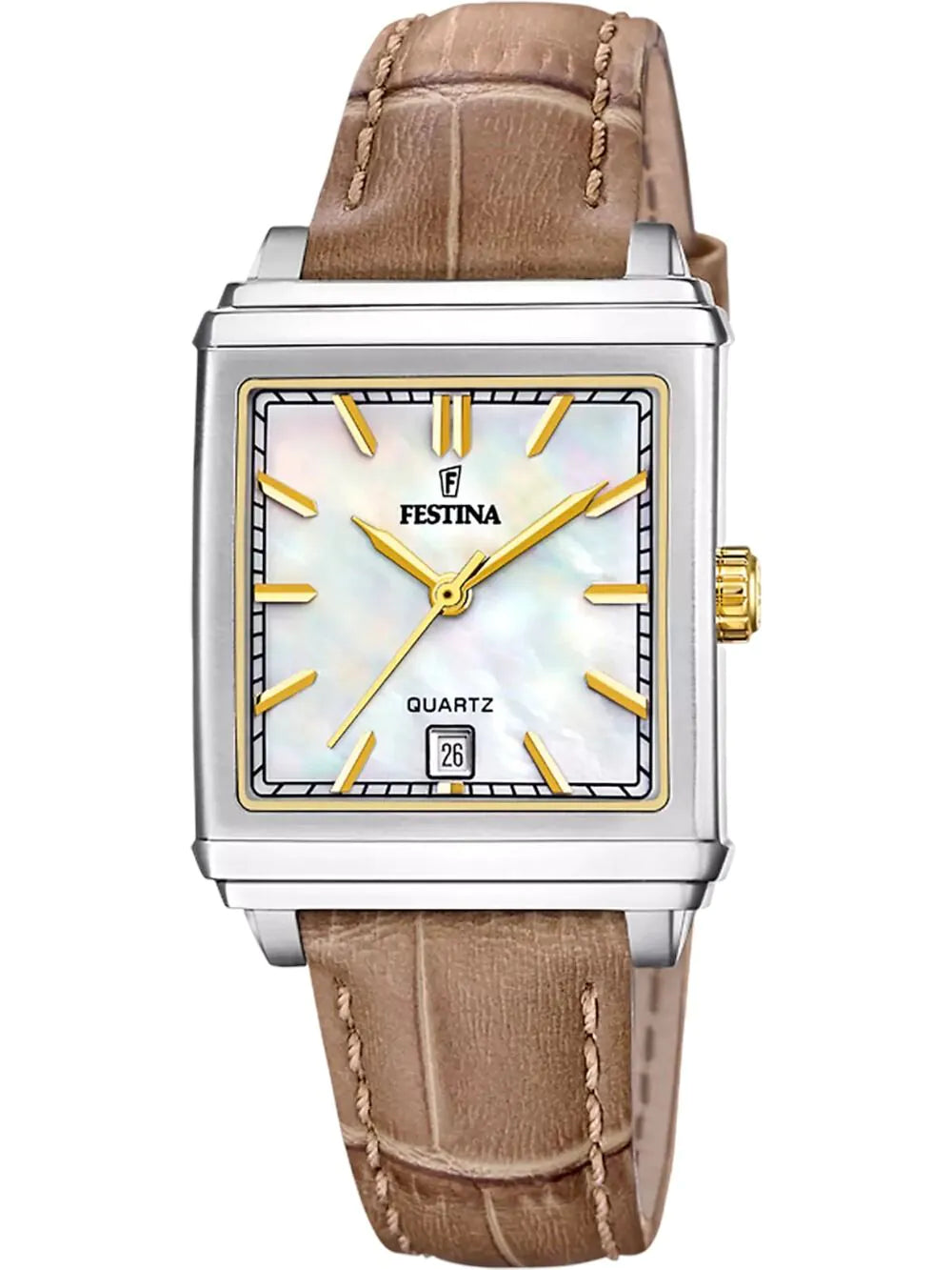 Festina F20682/4 Ladies Watch Quartz Square 33mm 5ATM