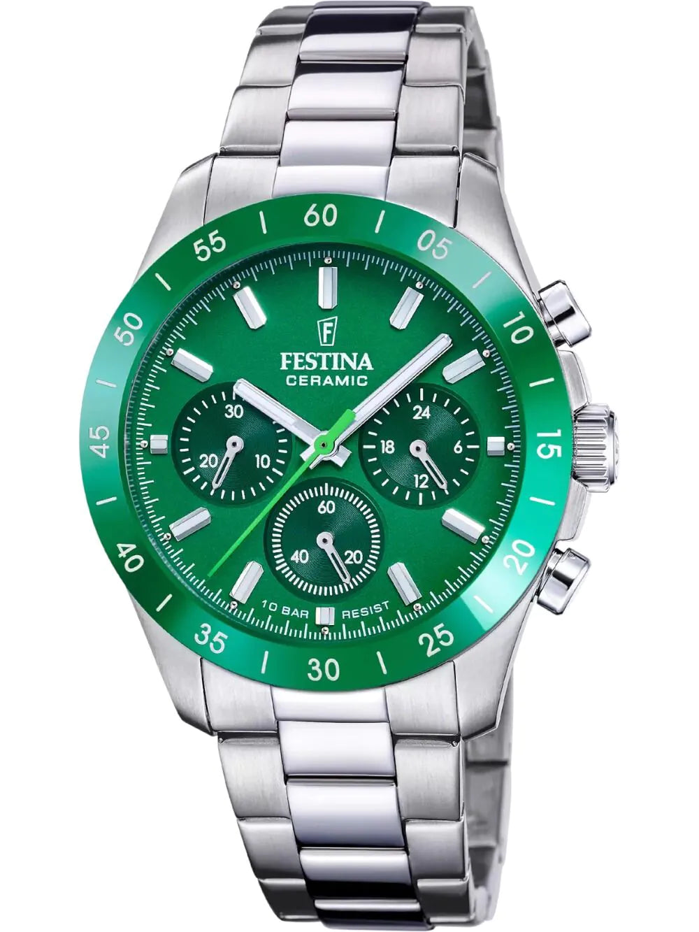 Festina F20693/5 Ladies watch Ceramic Chronograph 39mm 10ATM