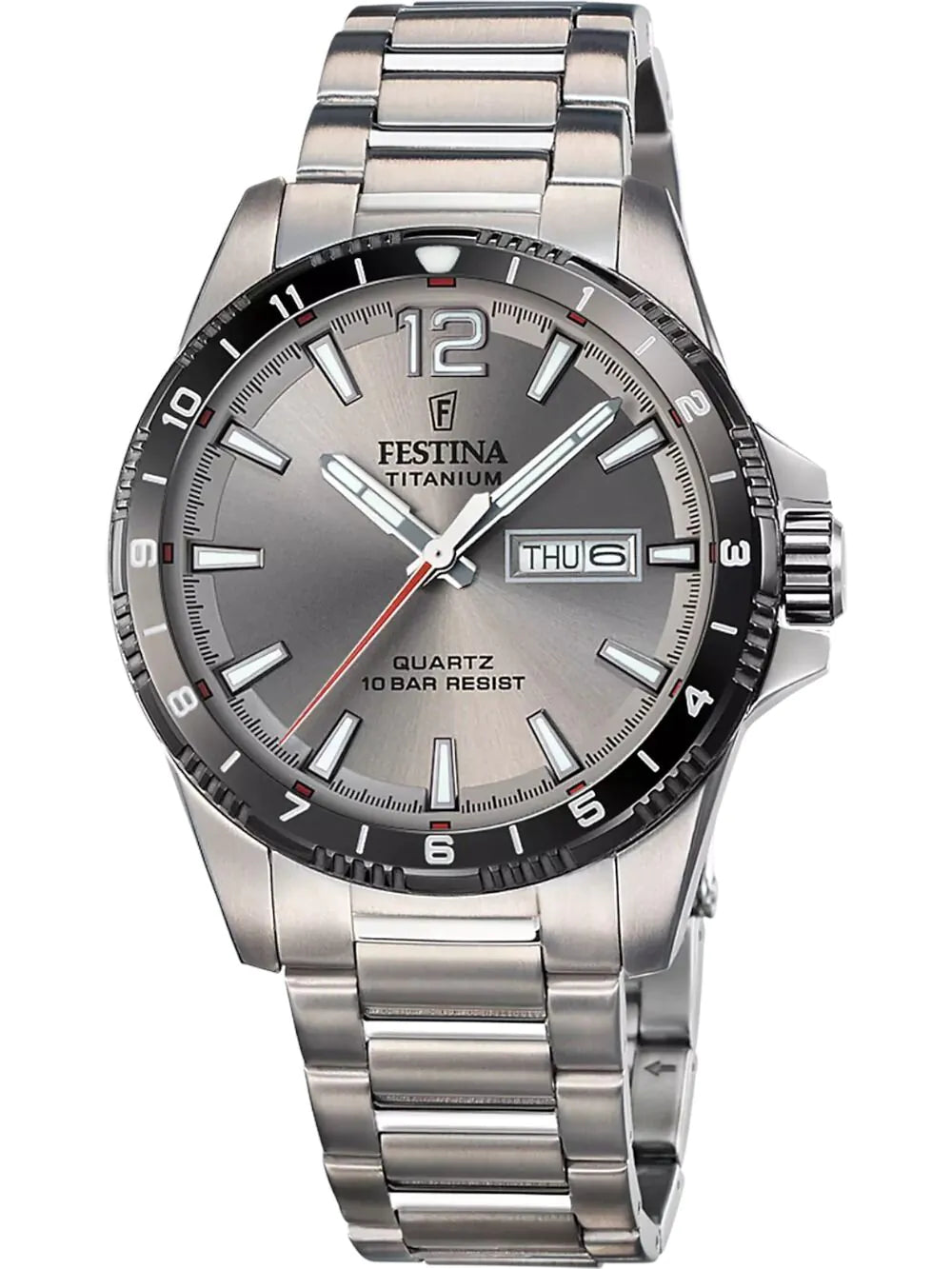 Festina F20698/1 Mens watch Titanium 43mm 10ATM