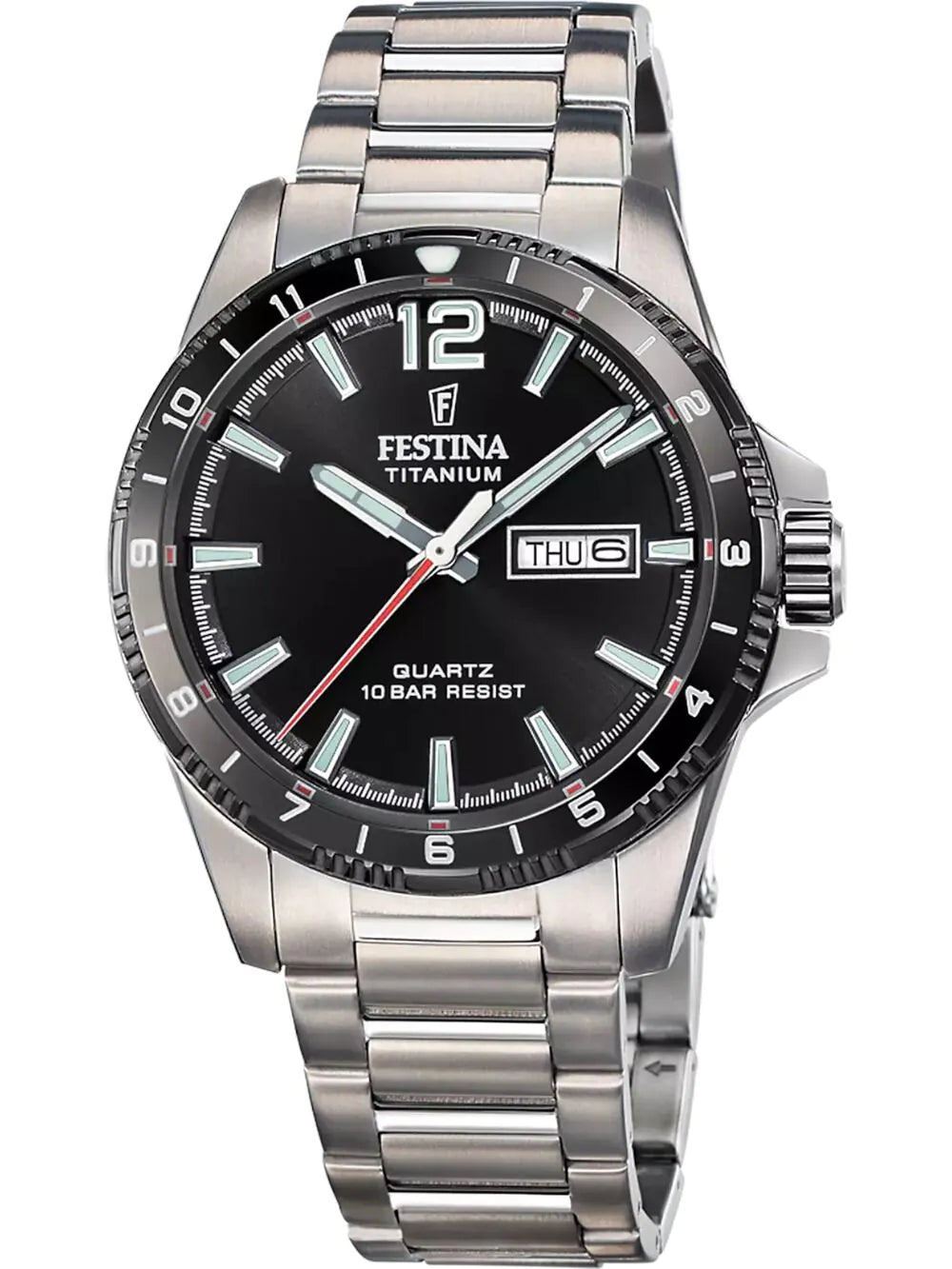 Festina F20698/4 Mens Watch Quartz Titanium 43mm 10ATM