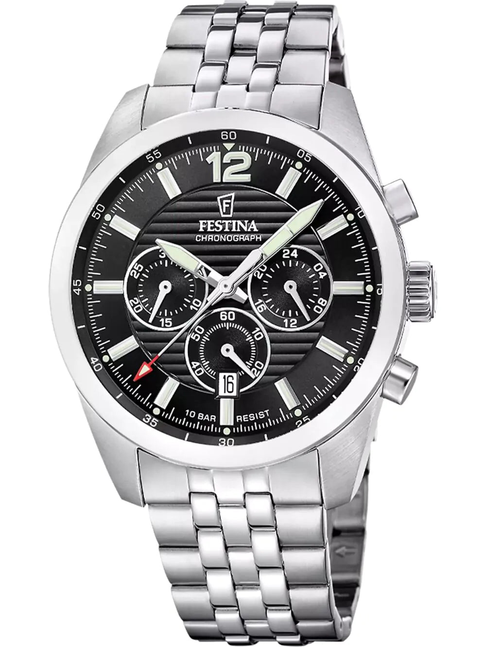 Festina F20742/3 Mens watch Timeless Chronograph 44mm 10ATM