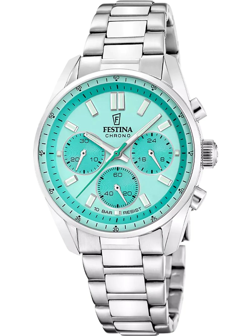 Festina F20753/3 Ladies Watch Boyfriend Chronograph 38mm 10ATM