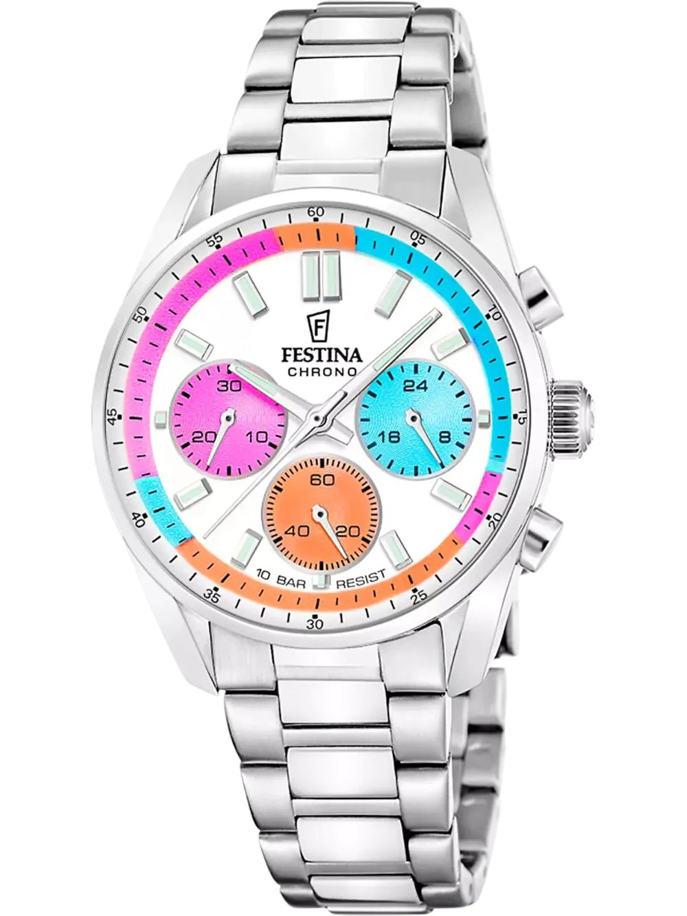Festina F20753/7 Ladies watch Boyfriend Chronograph 38mm 10ATM