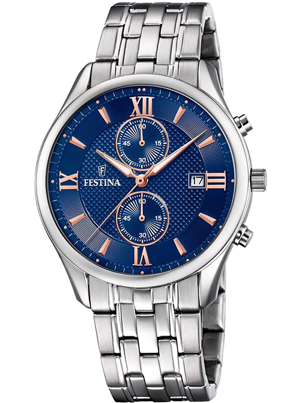 Festina F6854/6 Timeless Chronograph Mens Watch 42mm 3ATM