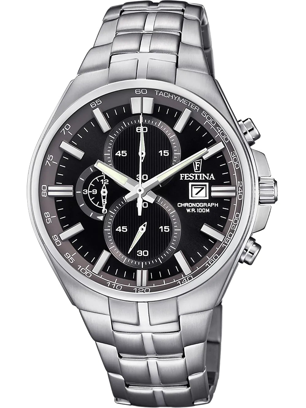 Festina F6862/4 Timeless Chronograph Mens Watch 44mm 10ATM