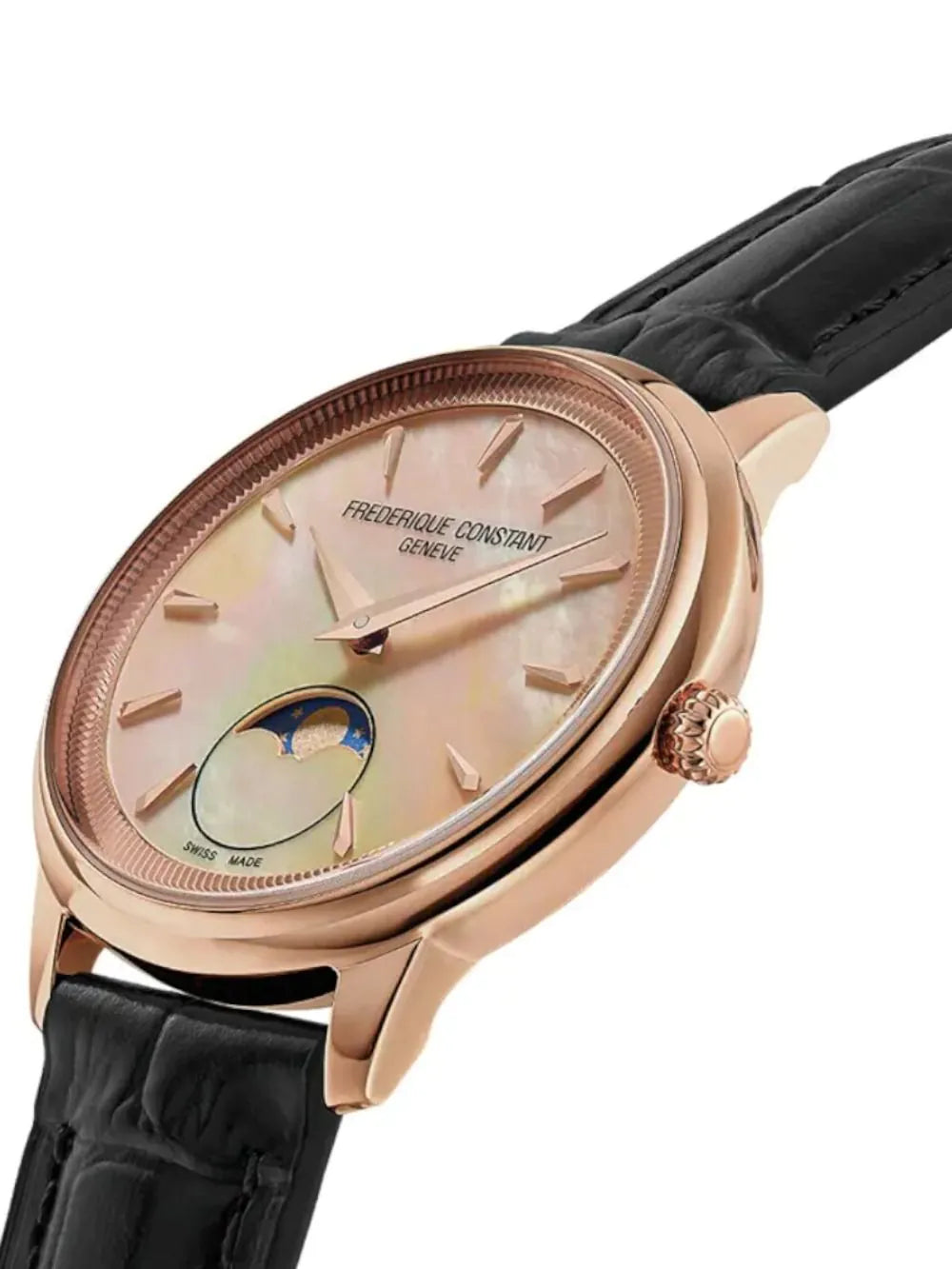 Frederique Constant FC-206MPSAL2S4 Ladies Watch Moneta Moopnhase 34mm 5ATM
