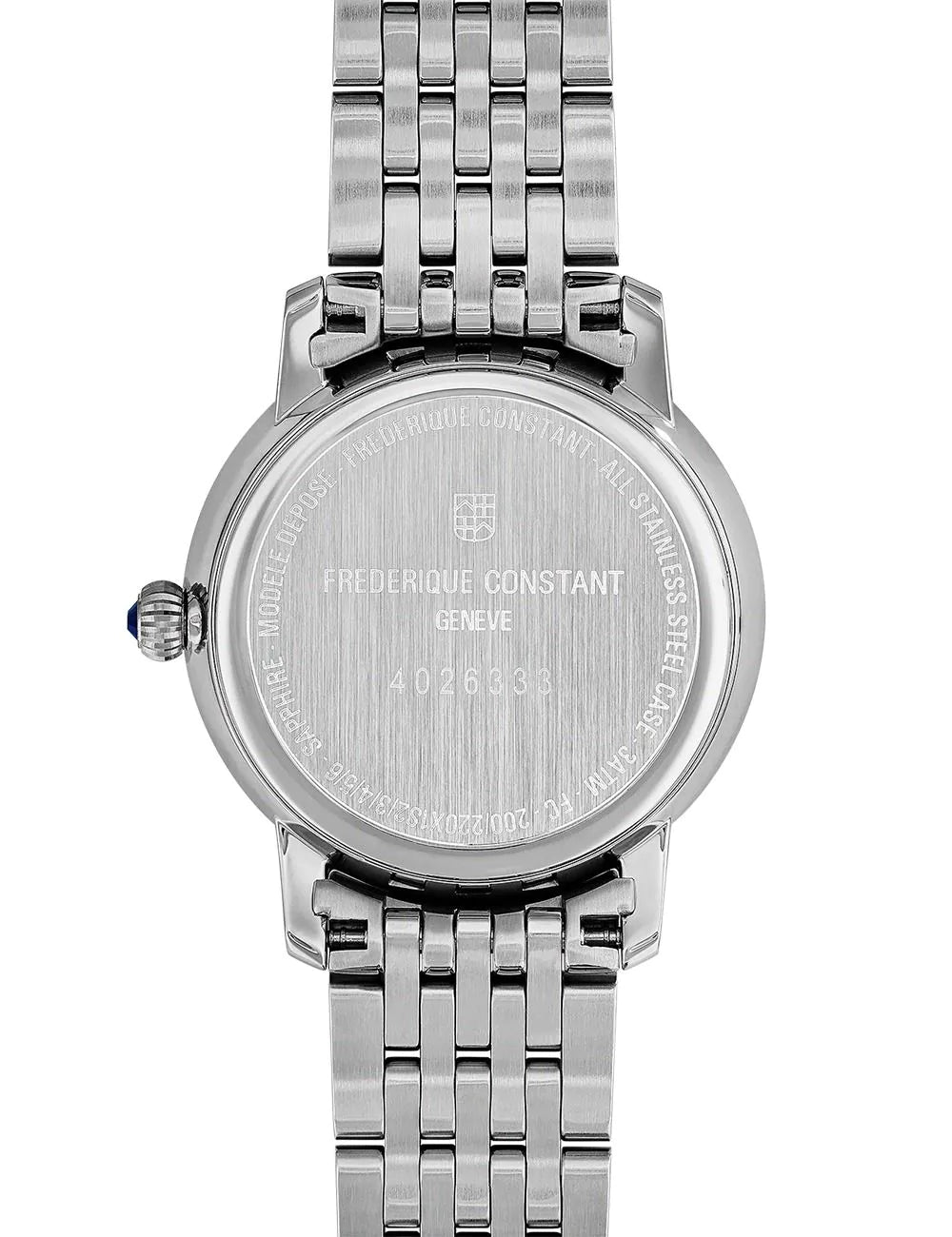 Frederique Constant FC-220MPBD1S26B Ladies Watch Classic Slimline 30mm 3ATM